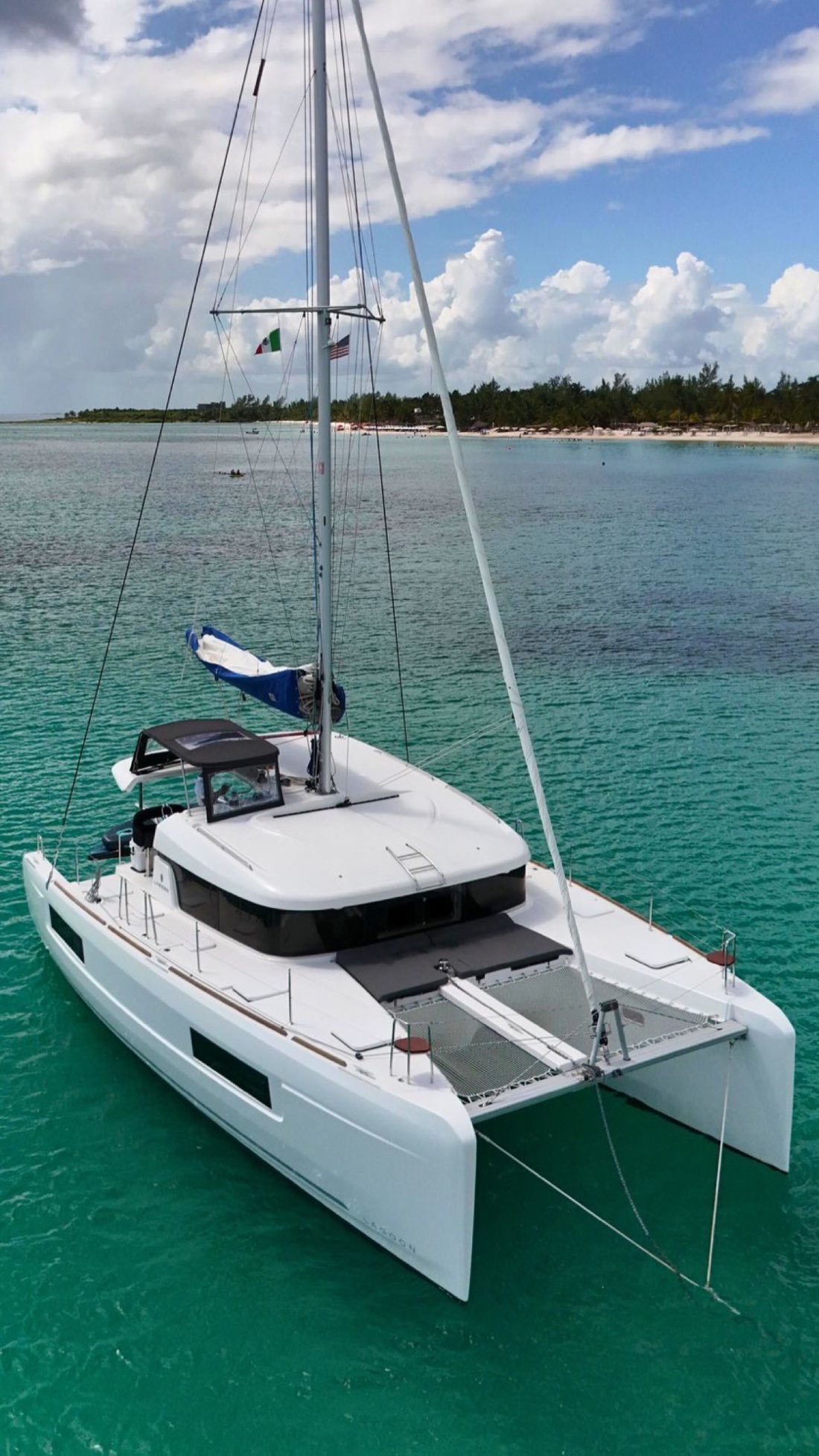 Blue Iris catamaran