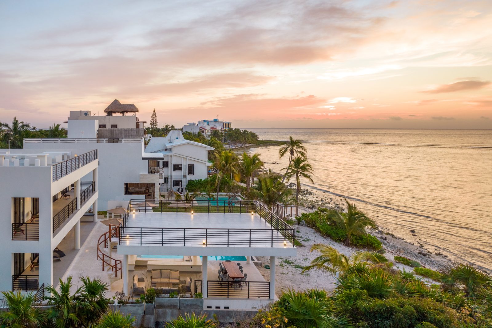 Oceanfront Villa: Half Moon Bay, Akumal